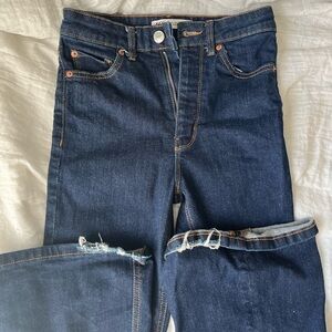 Zara Super High Waisted Bootcut Jeans Size 2